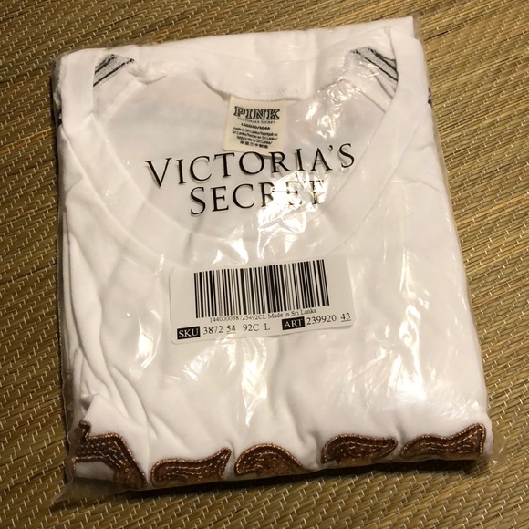 Victoria’s Secret Campus bling sequins tee - Picture 3 of 3